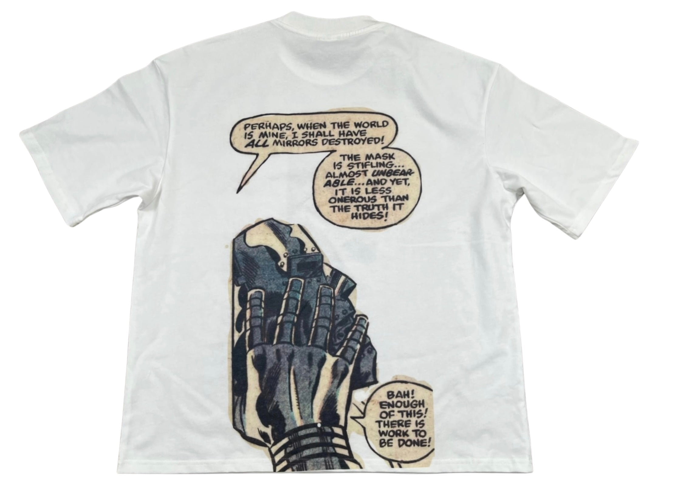 Dr. DOOM Graphic T-Shirt (White/Black)