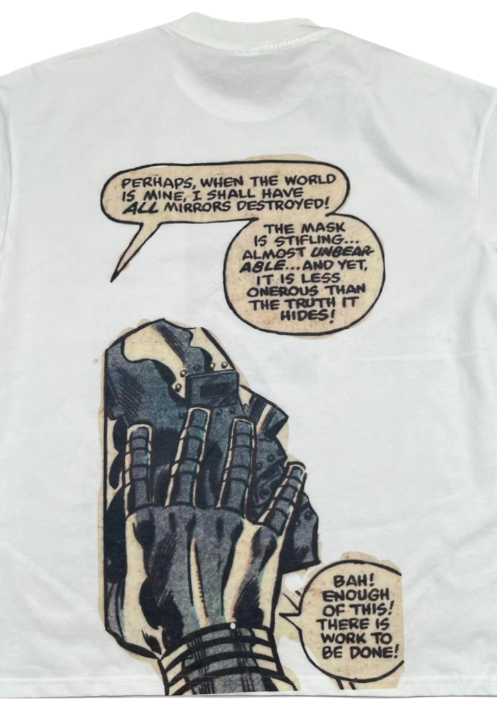 Dr. DOOM Graphic T-Shirt (White/Black)