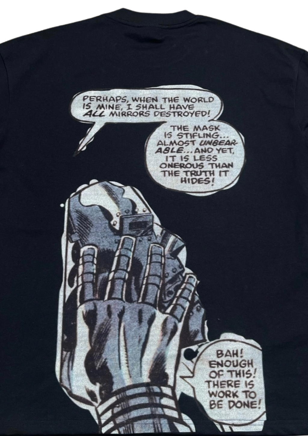 Dr. DOOM Graphic T-Shirt (White/Black)