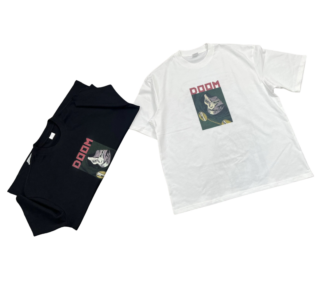 Dr. DOOM Graphic T-Shirt (White/Black)